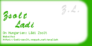 zsolt ladi business card