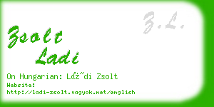 zsolt ladi business card